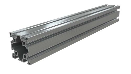60mmX60mm Base Aluminium Extrusion with a 8mm slot - (084.107.004)