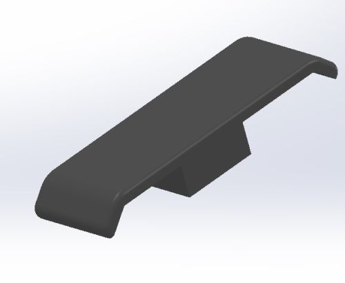 Plastic Cap for 40x40 L bracket - Grey - (084.206.002G)
