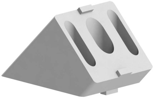 ANGLE CONNECTOR - For 40x40 profiles at 45° - 8mm Slot - (084.305.011)