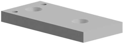 PLATE FOR MICROSWITCH - Plate Thickness 10 mm - (084.604.002)