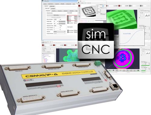 CSMIO/IP-A Ethernet Motion Controller - Analog +/- 10V  Supplied with SIMCNC Software