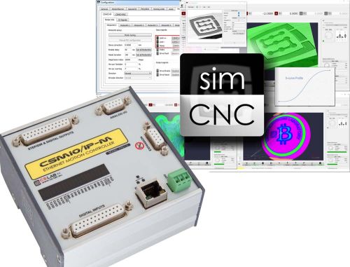CSMIO/IP-M 4-axis Ethernet Motion Controller  Supplied with SIMCNC Software