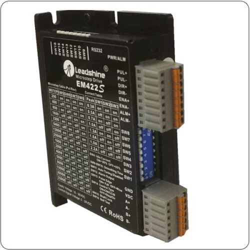 EM422S-V2.0 (digital stepper drive 18-36Vdc, 0.3-2.2Amp)
