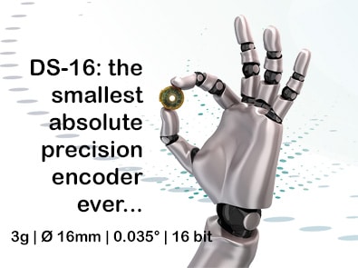 The smallest high-precision absolute encoder from Netzer