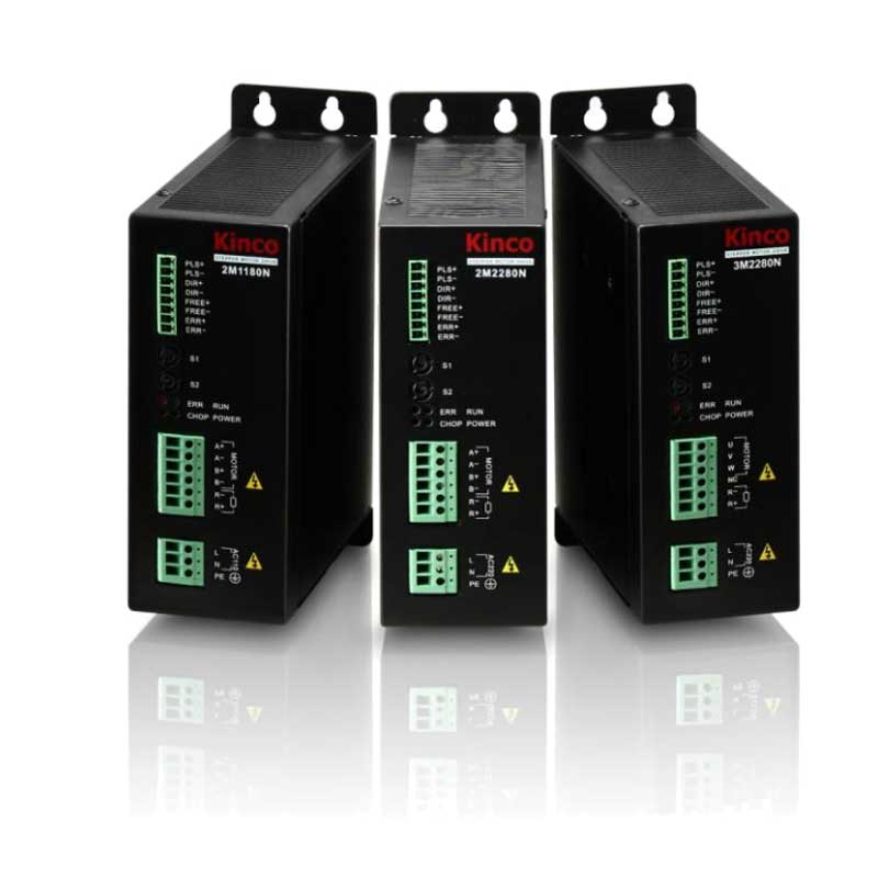 N series kinco stepper drives 2M1180N, 2M2280N & 3M2280N for step & direction control